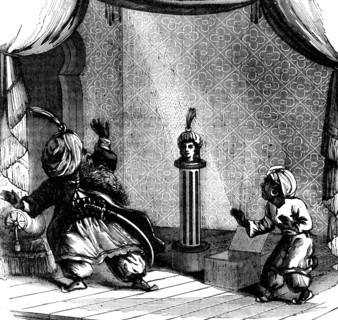 Engraving titled 'Bluebeard's Closet'