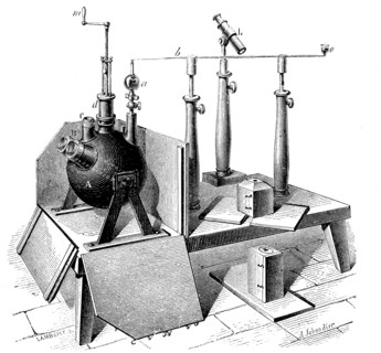 Favre and Silberman's mercury calorimeter