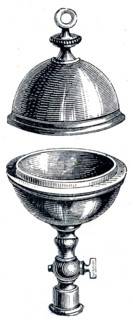 The two parts of a Magdeburg hemispheres