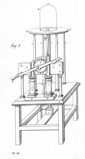 A typical 19th century air pump