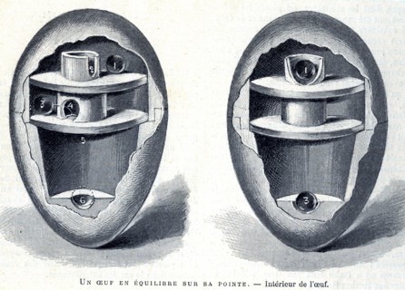 An egg balancing toy design