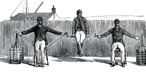 The principle of the cantilever which was used in the Fourth Bridge