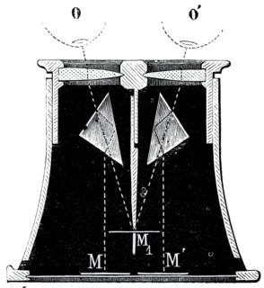 A pseudoscope, a binocular optical instrument that reverses depth perception