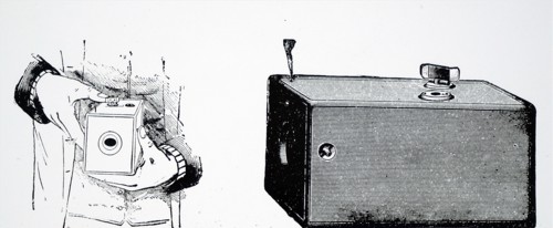A Kodak Box Camera which used Eastman negative film roll