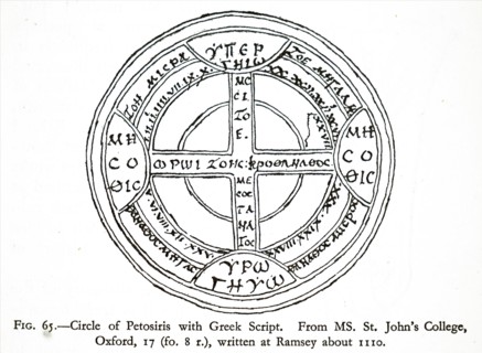 A Petosiris's Circle