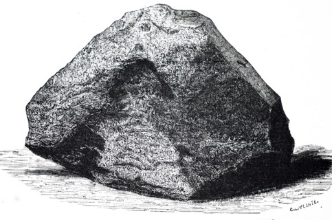 The Caille Meteorite which weighed635 kg