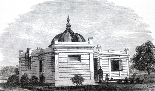 The interior of George Bishop's Observatory