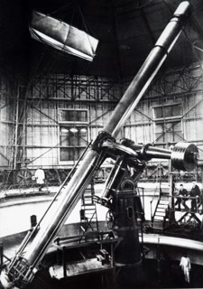 Photograph of the interior of the Pulkovo Observatory, Russia, the principal astronomical observatory of the Russian Academy of Sciences