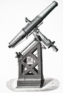 Refractor on a 'German' equatorial mounting