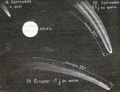 The Great Comet of1882 seen from Buenos Aires, South America