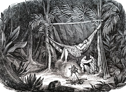 A family of Puri Indians, Brazil