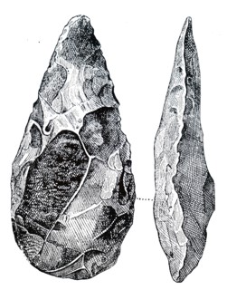 Various flint implements