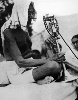 Mohandas Karamchand Gandhi 1869 – 1948), preeminent leader of the Indian independence movement in British-ruled India