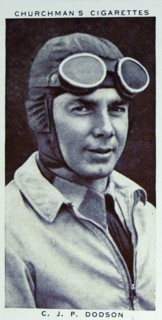 Churchman Kings of Speed Series cigarette card depicting Charlie Dodson