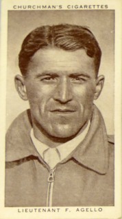 Churchman Kings of Speed Series cigarette card depicting Francesco Agello