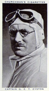 Churchman Kings of Speed Series cigarette card depicting George Eyston