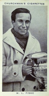 Churchman Kings of Speed Series cigarette card depicting Billy Fiske