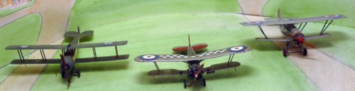 Collection of model Royal Air Force planes