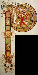 Illuminated initial from the Historia Naturalis