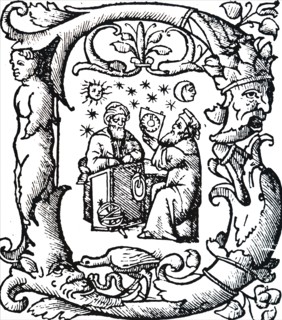An Astronomer observing the sky and making measurements using a quadrant