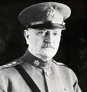 Photographic portrait of John J Pershing