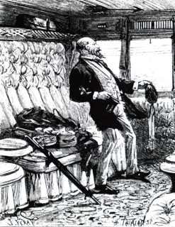 A passenger experiencing the effect of Westinghouse air brakes