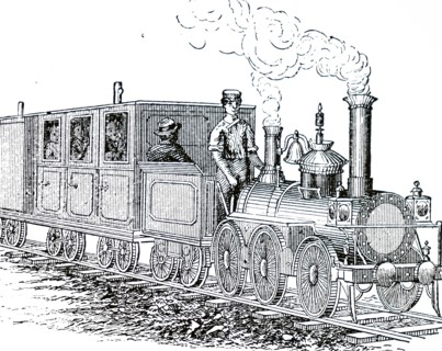 The Little Wonder locomotive on the Portmadoc and Festiniog narrow gauge railway