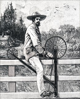 An early bicycle railroad