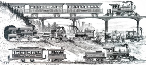 Various light-duty locomotives built by H