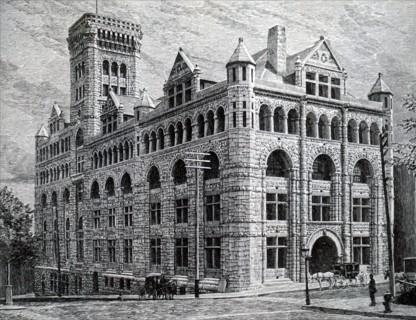 The headquarters building of the Canadian Pacific Railway, Montreal