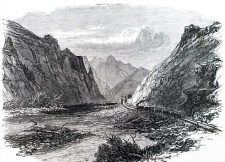 Weber Canyon on the Union Pacific Railway