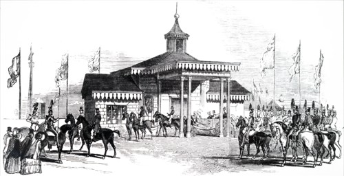 The arrival of Queen Victoria at Tottenham Station on route to Cambridge