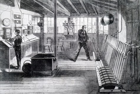 A typical signal box