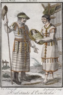 American Indian Inhabitants of Alaska 1805 drawn by Jacques Grasset de Saint-Sauveur