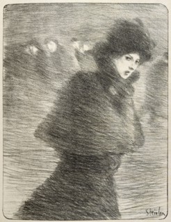 Illustration by Théophile Steinlen, for 'Chansons de Femmes'