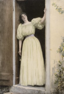 The departure' by Louis-Joseph-Raphael Collin