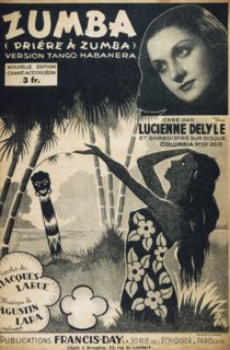 French song book for 'Prière à Zumba'