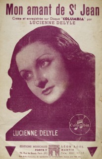 French song book for 'Mon amant de Saint Jean' by Léon Agel and  Emile Carrara 1943