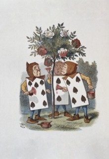 Illustration by Tenniel, from the 1890 edition of 'Alice in Wonderland' by Lewis Carroll