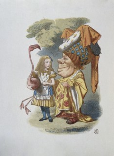 Illustration by Tenniel, from the 1890 edition of 'Alice in Wonderland' by Lewis Carroll