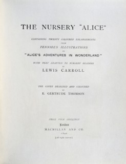 Illustration by Tenniel, from the 1890 edition of 'Alice in Wonderland' by Lewis Carroll