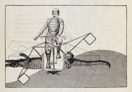 illustration by Max Ernst, for 'Misfortunes of the Immortals'