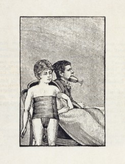 illustration by Max Ernst, for 'Misfortunes of the Immortals'