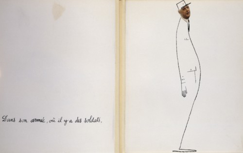 Illustrated edition by Pierre Etaix, circa 1981, for the birthday of Jean-Claude Carrière, a French novelist, screenwriter, actor,