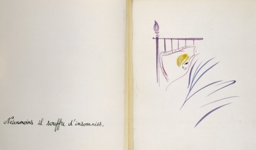 Illustrated edition by Pierre Etaix, circa 1981, for the birthday of Jean-Claude Carrière, a French novelist, screenwriter, actor,