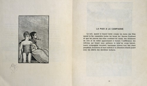 illustration by Max Ernst, for 'Misfortunes of the Immortals'