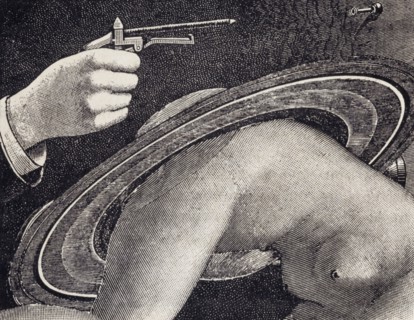 illustration by Max Ernst, for 'Misfortunes of the Immortals'