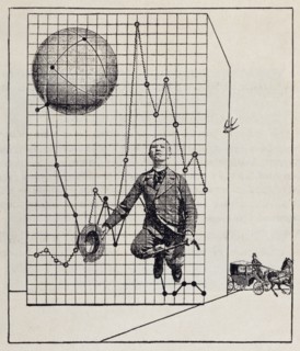 illustration by Max Ernst, for 'Misfortunes of the Immortals'
