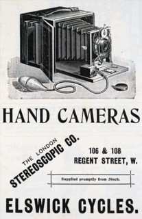 Advert for a Kodak Camera which used Eastman negative film roll