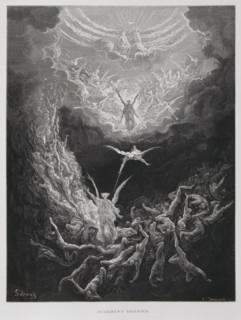 The last Judgement, Illustration from the Dore Bible 1866